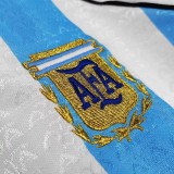 1996-1997 Argentina Home Retro Soccer Jersey