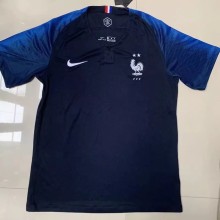 2018 France Home Retro Soccer Jersey