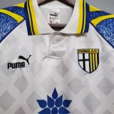 1995-1997 Parma White Retro Soccer Jersey
