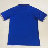 1986 Italy Home Blue Retro Soccer Jersey
