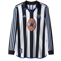 1999-2000 Newcastle Home Long Sleeve Retro Soccer Jersey