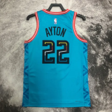 SUNS AYTON #22 Blue Top Quality Hot Pressing NBA Jersey