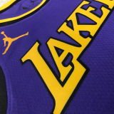 22-23 LAKERS BRYANT #8 Purple Top Quality Hot Pressing NBA Jersey (Trapeze Edition)