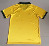 1985 Brazil Home Yellow Retro Soccer Jersey