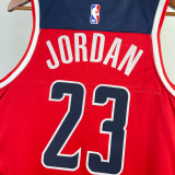 22-23 Wizards JORDAN #23 Red Top Quality Hot Pressing NBA Jersey
