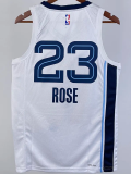 22-23 GRIZZLIES ROSE #23 White Top Quality Hot Pressing NBA Jersey
