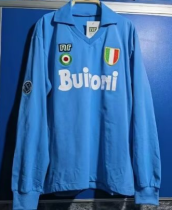 1987-1988 Napoli Home Long sleeves Retro Soccer Jersey