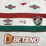 23-24 Fluminense Away 1:1 Fans Soccer Jersey (Print All Sponsor)