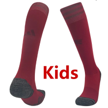 23-24 Man Utd Third Red Kids Socks