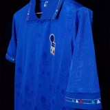 1994 Italy Home Blue Retro Soccer Jersey