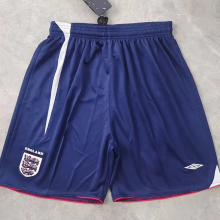 2006 England Blue Retro Shorts Pants