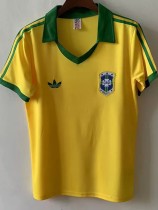 1978 Brazil Home Retro Soccer Jersey