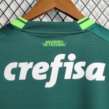 23-24 Palmeiras Home Long Sleeve Soccer Jersey
