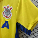 2014-2015 Corinthians Yellow GoalKeeper Retro Soccer Jersey
