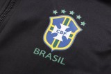 22-23 Brazil Black Hoodie Jacket Tracksuit#F419
