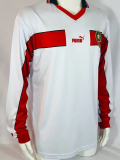 1998 Morocco Away White Long Sleeve Retro Soccer Jersey