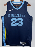 22-23 GRIZZLIES ROSE #23 Blue Top Quality Hot Pressing NBA Jersey