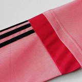 2015-2016 JUV Away Pink Retro Long Sleeve Soccer Jersey