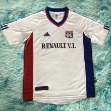2001-2002 Lyon Home Retro Soccer Jersey