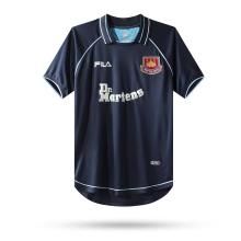 1999-2001 West Ham Red Retro Soccer Jersey