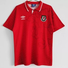 1992-1994 Wales Home Retro Soccer Jersey