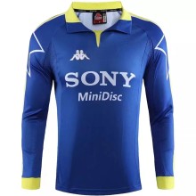 1997-1998 JUV Blue Retro Long Sleeve Soccer Jersey