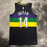 22-23 Pelicans INGRAM #14 Black City Edition Top Quality Hot Pressing NBA Jersey