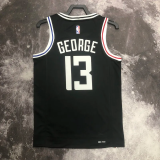 22-23 Clippers GEORGE #13 Black City Edition Top Quality Hot Pressing NBA Jersey
