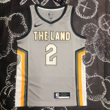 2018 Cleveland Cavaliers IRVING #2 Gray Top Quality Hot Pressing NBA Jersey