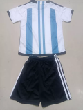22-23 Argentina Home 3 Stars Kids Soccer Jersey (三星)