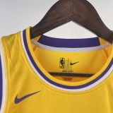 2023 LAKERS BRYANT #8 Yellow Top Quality Hot Pressing Kids NBA Jersey