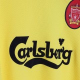1997-1998 LIV Away Yellow Retro Soccer Jersey