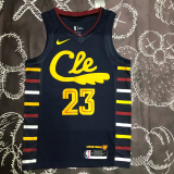 Cleveland Cavaliers JAMES #23 Black Top Quality Hot Pressing NBA Jersey