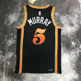 22-23 HAWKS MURRAY #5 Black City Edition Top Quality Hot Pressing NBA Jersey