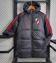 2023 River Plate New Style Hooded Cotton Coat