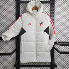 2023 River Plate New Style Hooded Cotton Coat