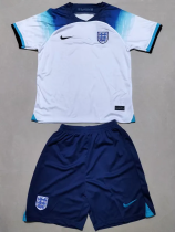 22-23 England Home World Cup Kids Soccer Jersey
