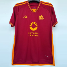 23-24 Roma Home 1:1 Fans Soccer Jersey