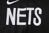 2023 NBA NETS Black Hoodie Jacket Tracksuit #H0075