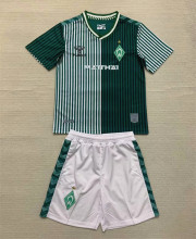 23-24 Werder Bremen Home Kids Soccer Jersey