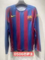 2005-2006 BAR Home Long sleeves Retro Soccer Jersey