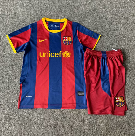 2010-2011 BAR Home Retro Kids Soccer Jersey