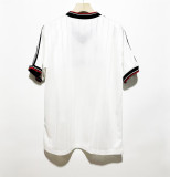 1983 Man Utd White Retro Soccer Jersey