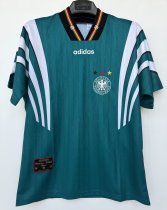 1996 Germany Away White Retro Soccer Jersey