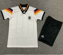 1992 Germany Home Retro Kids Soccer Jersey