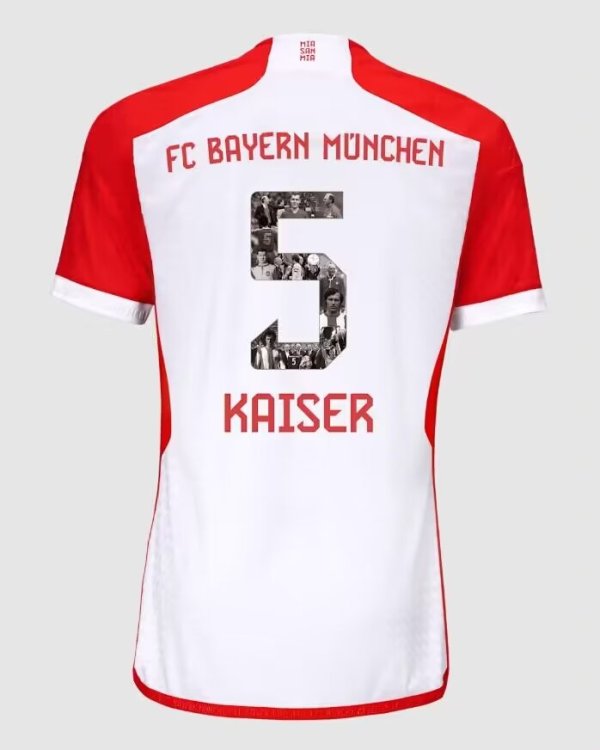 23-24 Bayern Home Franz Beckenbauer Commemorative Edition Player Version Soccer Jersey