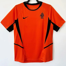 2002 Netherlands Home Retro Soccer Jersey