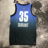 2023 ALL STAR DURANT #35 Blue Top Quality Hot Pressing NBA Jersey