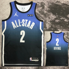 2023 ALL STAR IRVING #2 Blue Top Quality Hot Pressing NBA Jersey
