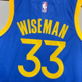 22-23 WARRIORS WISEMAN #33 Blue Top Quality Hot Pressing NBA Jersey